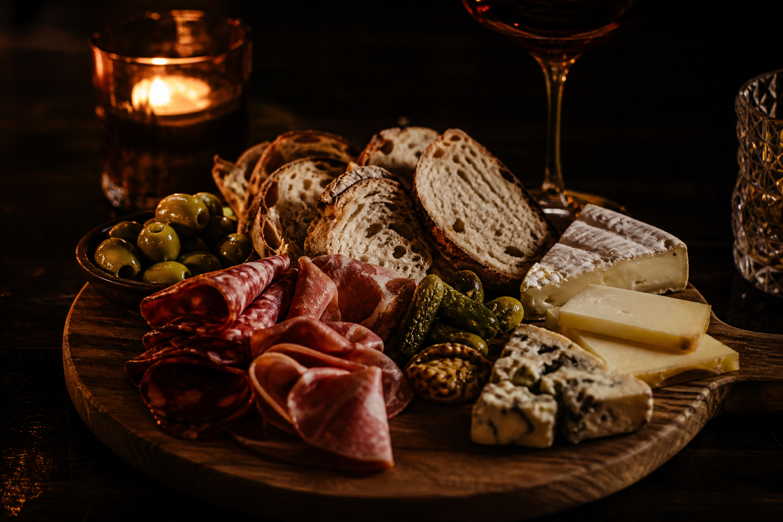 Bar snacks — Charcuterie Coffin